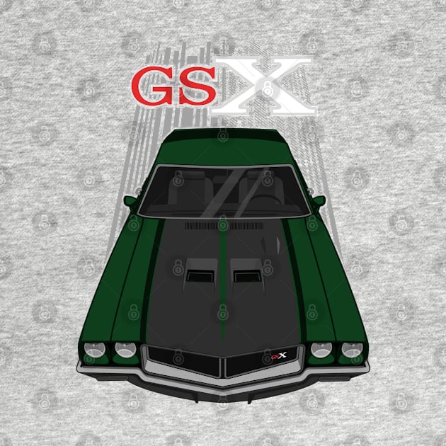 Skylark GSX 2nd gen Dark Green by V8social